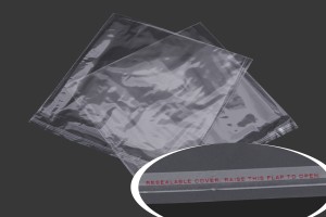 şeffaf yapışkan bağlama ile torbalar 320x340 mm - 1.000 adet-2