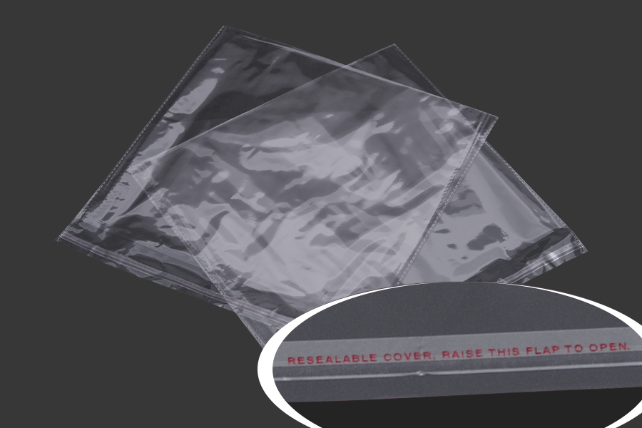 şeffaf yapışkan bağlama ile torbalar 320x340 mm - 1.000 adet