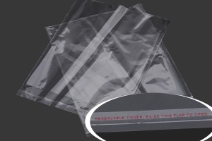 şeffaf yapışkan bağlama ile torbalar 320x450 mm - 1.000 adet-2