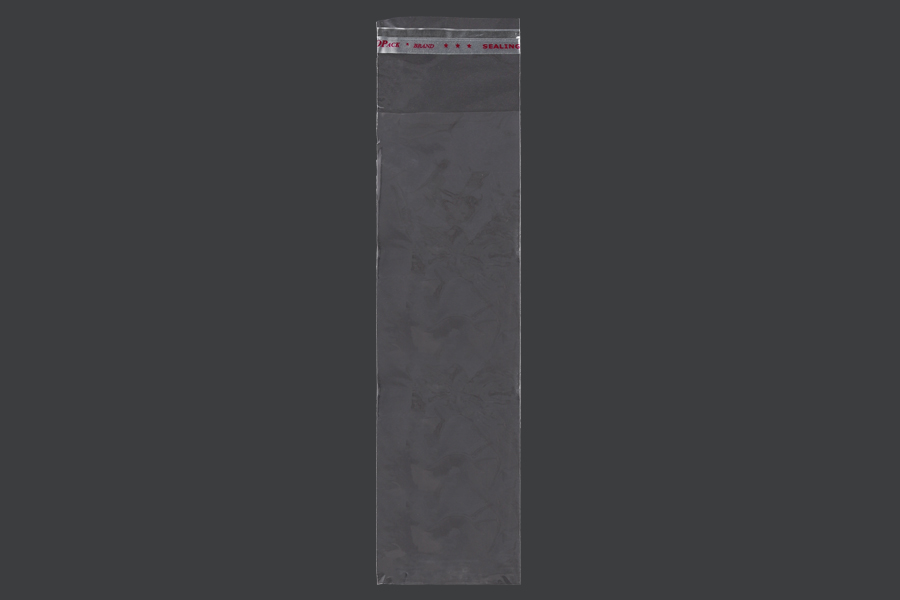 Kendinden yapışkanlı kapaklı şeffaf poşet 50x200 mm - 1000 adet