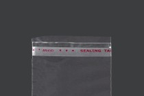 Kendinden yapışkanlı kapaklı şeffaf poşet 50x250 mm - 1000 adet