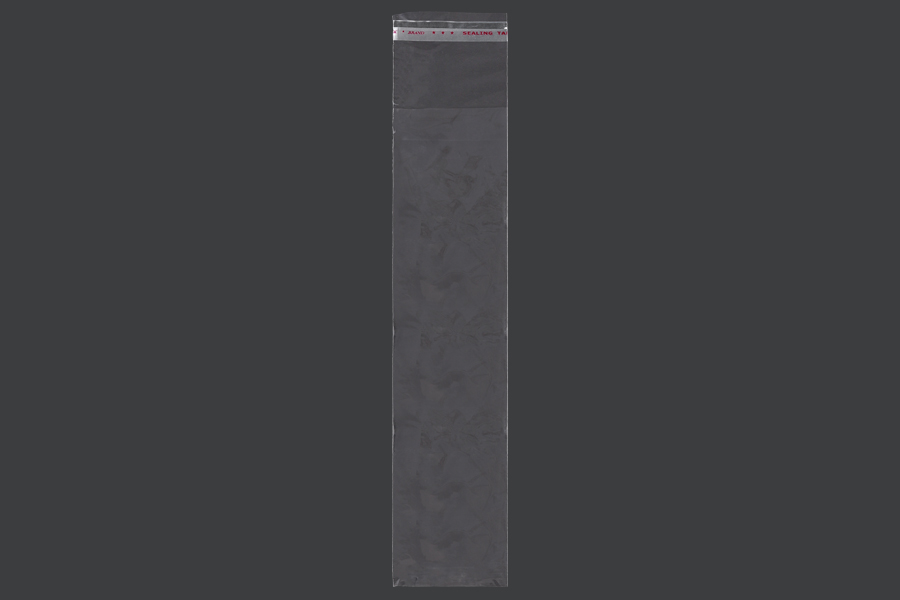 Kendinden yapışkanlı kapaklı şeffaf poşet 50x250 mm - 1000 adet