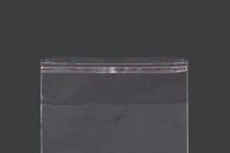 Kendinden yapışkanlı kapaklı şeffaf poşet 130x370 mm - 1000 adet