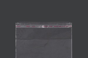 Kendinden yapışkanlı kapaklı şeffaf poşet 130x370 mm - 1000 adet-5