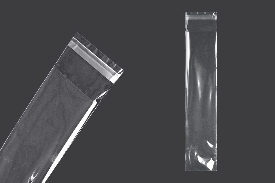 Kendinden yapışkanlı şeffaf poşetler 60x300 mm - 1000 adet