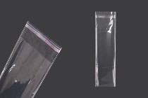 70x250 mm kendinden yapışkanlı şeffaf poşet - 1000 adet