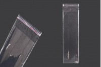 Sachets transparents avec fermeture auto-adhésive 80x300 mm - 1000 pcs