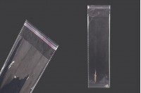 Transparent self-seal adhesive bags in size 80x300 mm - 1000 pcs