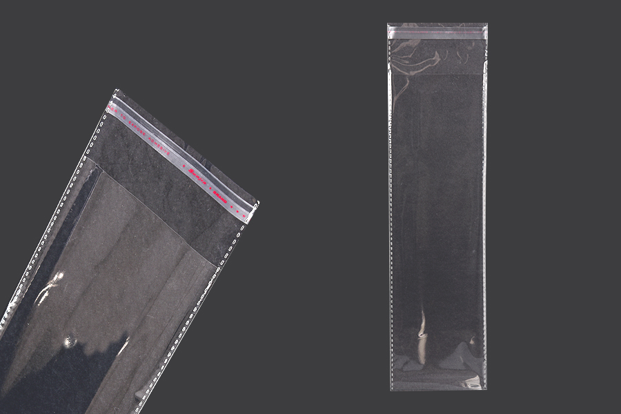 80x300 mm kendinden yapışkanlı şeffaf poşetler - 1000 adet
