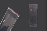 Sachets transparents avec fermeture auto-adhésive 90 x 250 mm - 1000 pcs