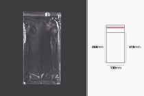 Kendinden yapışkanlı şeffaf poşet 130x250 mm - 1000 adet