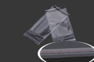 şeffaf yapışkan bağlama ile torbalar 90x200 mm - 1.000 adet-3