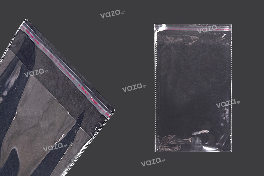 Σακουλάκια διαφανή με αυτοκόλλητο κλείσιμο 150x250 mm - 1000 τμχ
