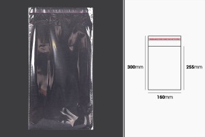 Transparente Beutel mit Selbstklebeverschluss 160x300mm - 1000 Stück-2