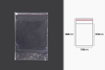 Kendinden yapışkanlı şeffaf torba 170x250 mm - 1000 adet Kendinden yapışkanlı şeffaf torba 170x250 mm - 1000 adet