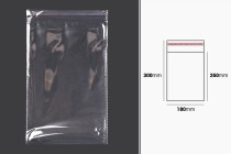 Kendinden yapışkanlı şeffaf poşetler 180x300 mm - 1000 adet