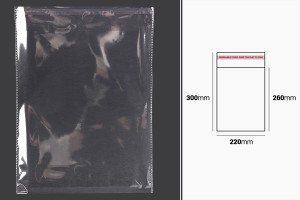 Kendinden yapışkanlı şeffaf poşetler 220x300 mm - 1000 adet-2