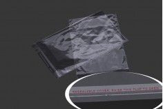 Σακουλάκια διαφανή με αυτοκόλλητο κλείσιμο 170x280 mm - 1000 τμχ