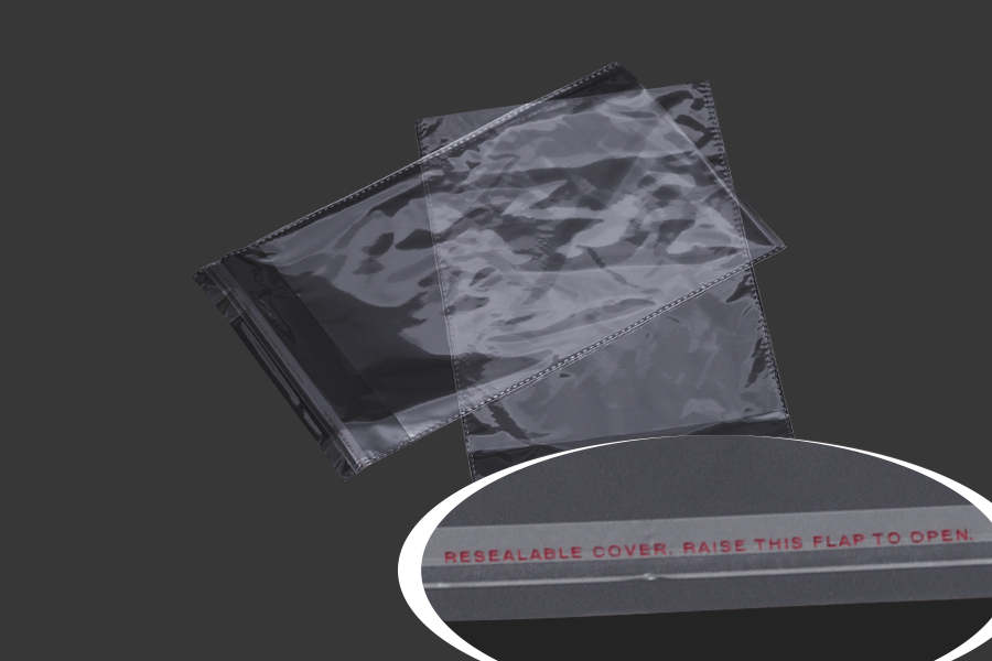 şeffaf yapışkan bağlama ile torbalar 170x280 mm - 1.000 adet