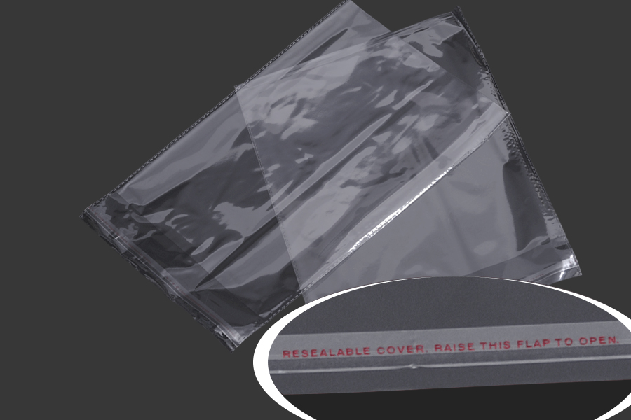 Kendinden yapışkanlı şeffaf poşetler 195x340 mm - 1000 adet