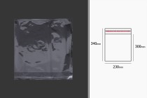 şeffaf yapışkan bağlama ile torbalar 230x340 mm - 1.000 adet şeffaf yapışkan bağlama ile torbalar 230x340 mm - 1.000 adet
