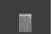 Plicuri cu închidere cu fermoar 40x60 mm plastic transparent - 500 buc