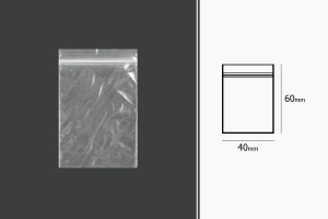 Plastikbeutel mit Druckverschluss 40x60 mm -500 Stücke-bildabmessungen