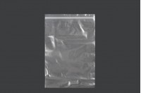 Transparent zip lock plastic bags in size 150x220 mm - 100 pcs