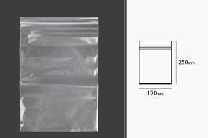Plastikbeutel mit Druckverschluss 170x250 mm -100 Stücke-εικόνα_διαστάσεις