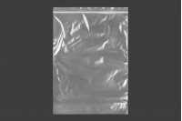 Transparent zip lock plastic bags in size 250x355 mm - 100 pcs