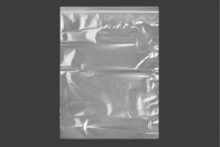 Transparent zip lock plastic bags in size 280x380 mm - 100 pcs
