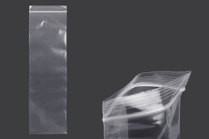Σακουλάκια με κλείσιμο zip 90x300 mm διαφανή πλαστικά - 100 τμχ-εικόνα_προϊοντική