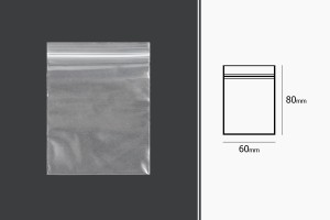 Σακουλάκια με κλείσιμο zip 60x80 mm διαφανή πλαστικά - 500 τμχ-εικόνα_διαστάσεις