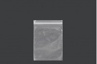 Transparent zip lock plastic bags in size 70x100 mm - 500 pcs