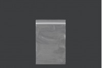 Transparent zip lock plastic bags in size 80x120 mm - 500 pcs