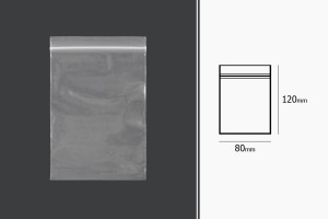 Sachets en plastique avec fermeture éclair 80 x 120 mm - 500 pcs-εικόνα_διαστάσεις