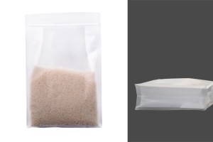 Standbodenbeutel transparent mit Druckverschluss,verschließbar 180x80x280mm - 50 Stücke-produktbild