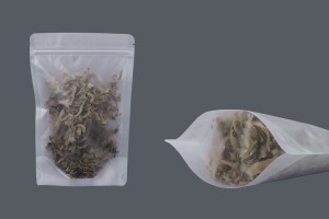Sachets transparents de type Doypack avec fermeture zip et possibilité de fermeture par thermoscellage 150 x 40 x 220 mm - 50 pcs-εικόνα_προϊοντική