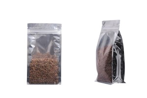 Sachets en aluminium de type Doypack avec fermeture zip et possibilité de thermosoudage 120 x 60 x 220 mm - 50 pcs-1