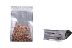 Doy Beutel Pack-Typ Aluminium, transparent und verschließbare durch Hitze 160x80x260 mm - 50 Stk-bildabmessungen