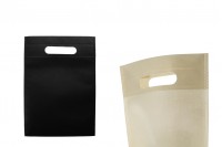 Sacs écologiques, non tissés et recyclables avec poignée 180 x 260 mm - 50 pcs