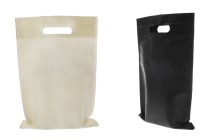 Umweltfreundliche, non woven Taschen recyclebar mit Henkel 220x320 mm - 50 Stücke