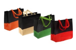 Sacs écologiques, non tissés et recyclables avec laminage et poignée 270 x 110 x 320 mm - 50 pcs-4