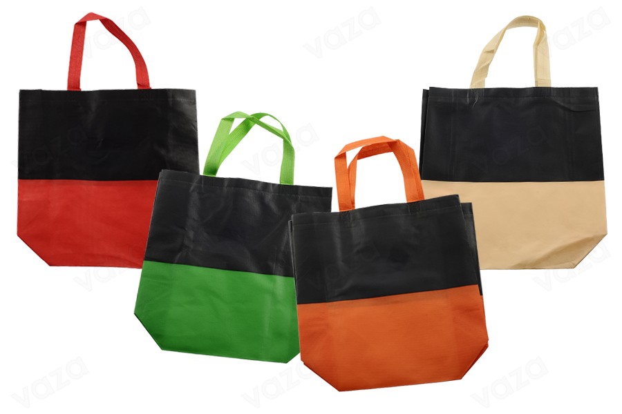 Sacs écologiques, non tissés et recyclables avec laminage et poignée 270 x 110 x 320 mm - 50 pcs Sacs écologiques, non tissés et recyclables avec laminage et poignée 270 x 110 x 320 mm - 50 pcs-