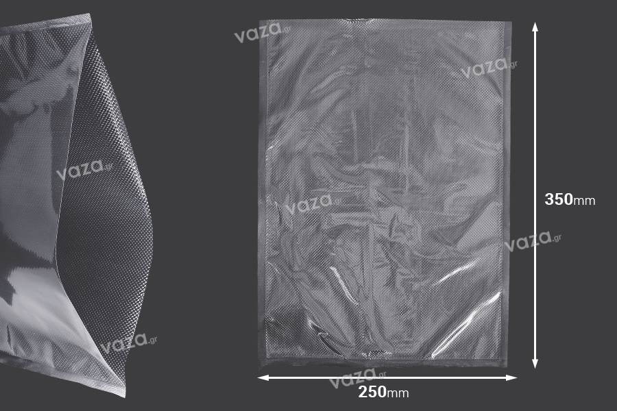 Vacuum sealing bags for optimal packaging and storing of food and other products 250x350 mm - 100 pcs