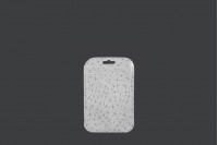 Σακουλάκια με κλείσιμο zip 83x130 mm, non woven πίσω όψη, διάφανο μπροστά και τρύπα eurohole - 50 τμχ