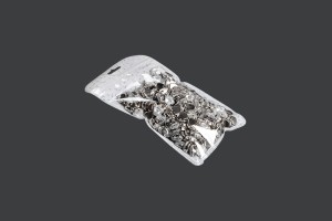 Qese me mbyllje zip 83x130 mm, pjesa e pasme non woven,  pjesa e përparme transparente dhe me vrimë  Eurohole - 50 copë     -imazh_grup