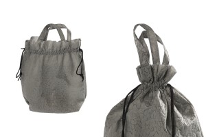 Umhängetasche non woven 43x43 cm mit schwarzer Kordel-2