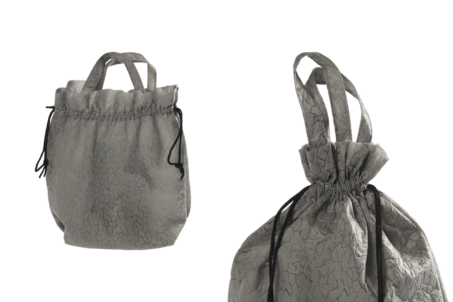 Sac à dos non tissé 43 x 43 cm avec cordon noir Sac à dos non tissé 43 x 43 cm avec cordon noir