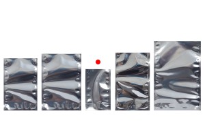 Beutel vom Typ Doy Pack 80x30x130mm Rückseite aus Aluminium, transparente Vorderseite und Verschluss mit Heißsiegelung - 100 Stk-3